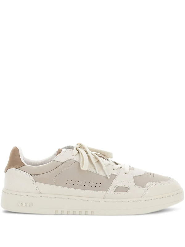 Dice Lo perforated suede trainers