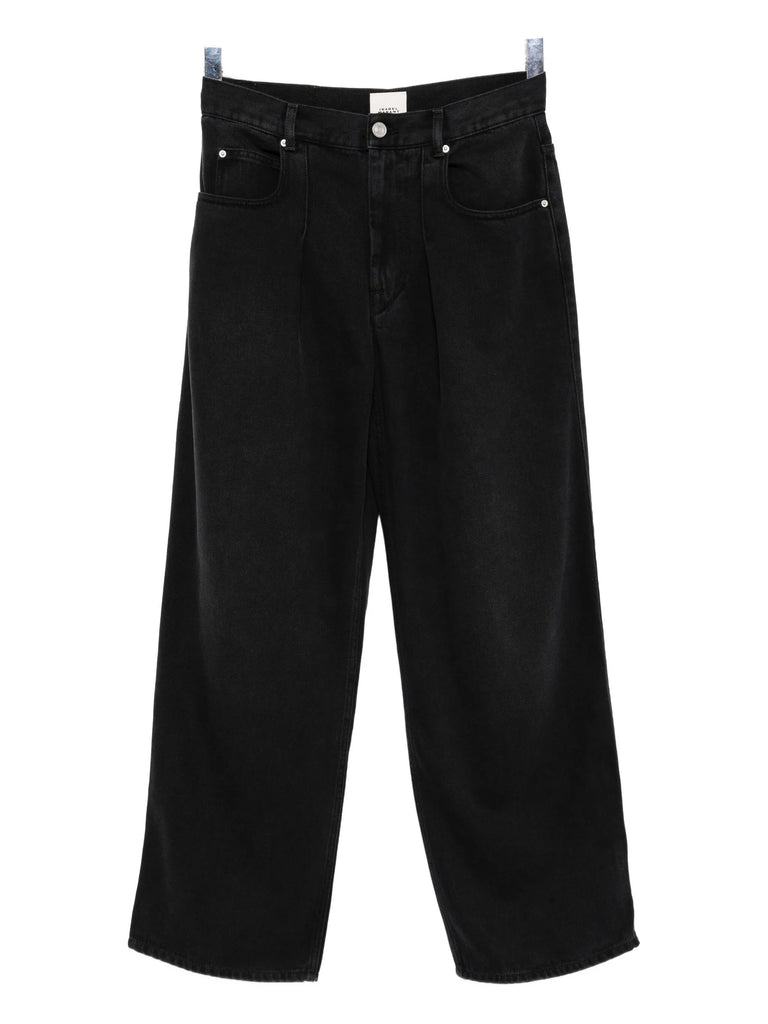 Rodayna pleated faded Jeans
