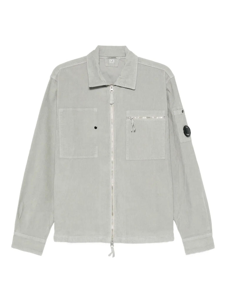 zip-fastening patch-pockets shirt