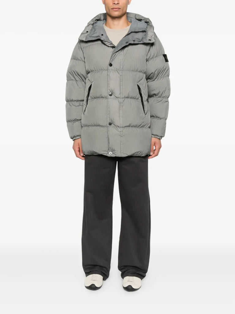 hooded coat