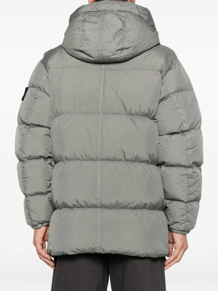 hooded coat