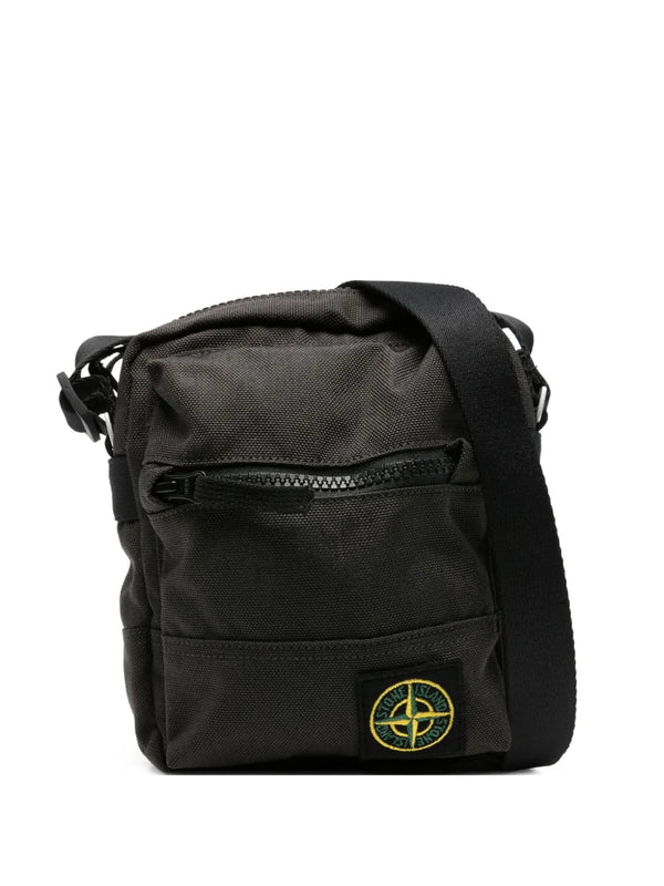 logo-patch messenger bag