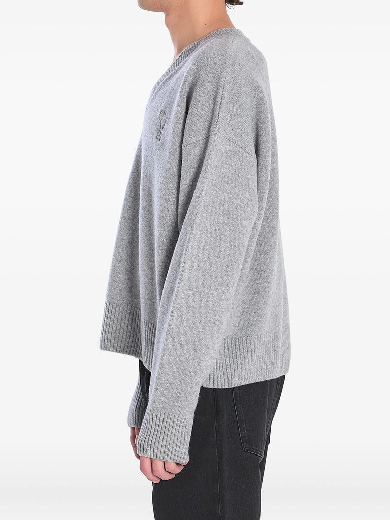 V-neck ribbed sweater