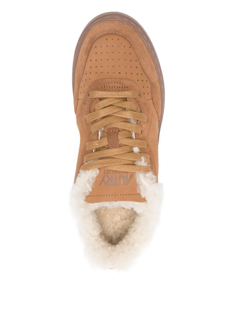 Medialist shearling sneakers