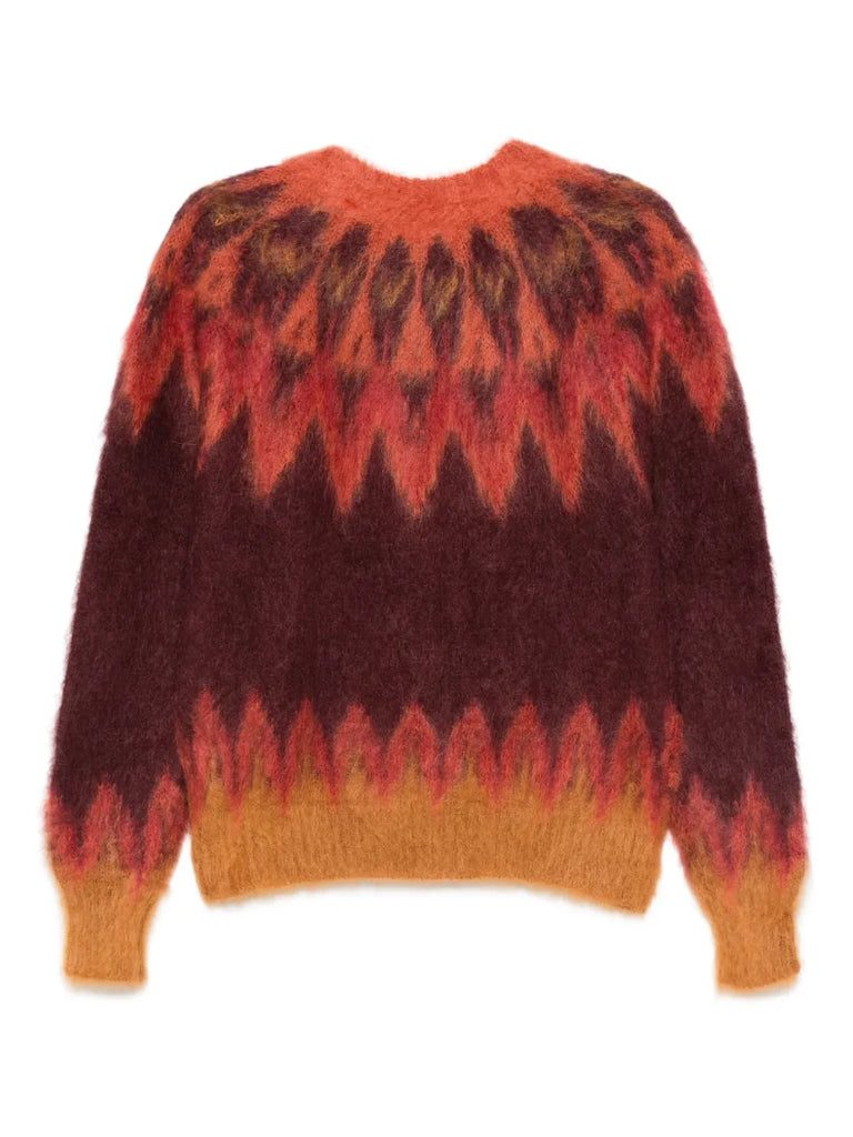 patterned sweater