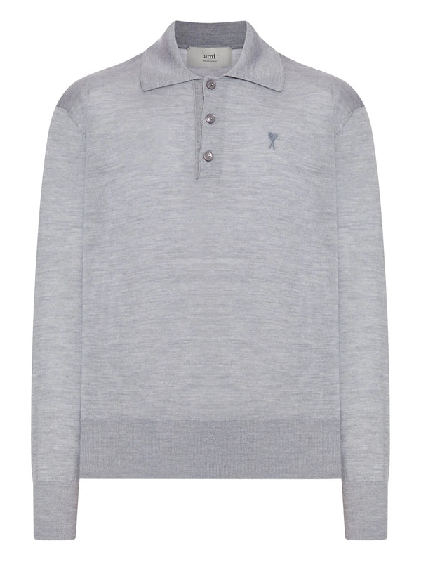 Ami De Coeur wool polo shirt