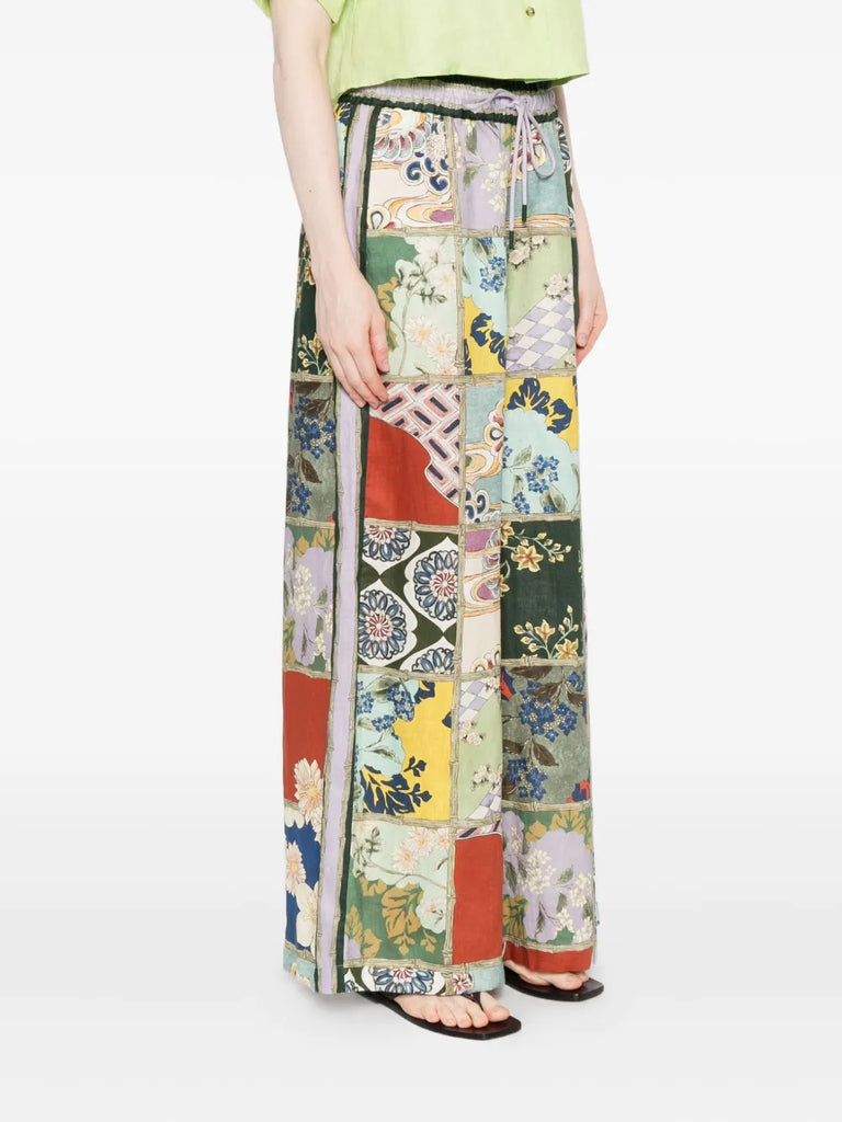 Bianca patchwork pants