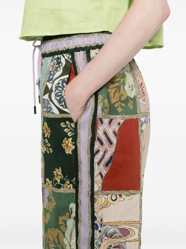 Bianca patchwork pants