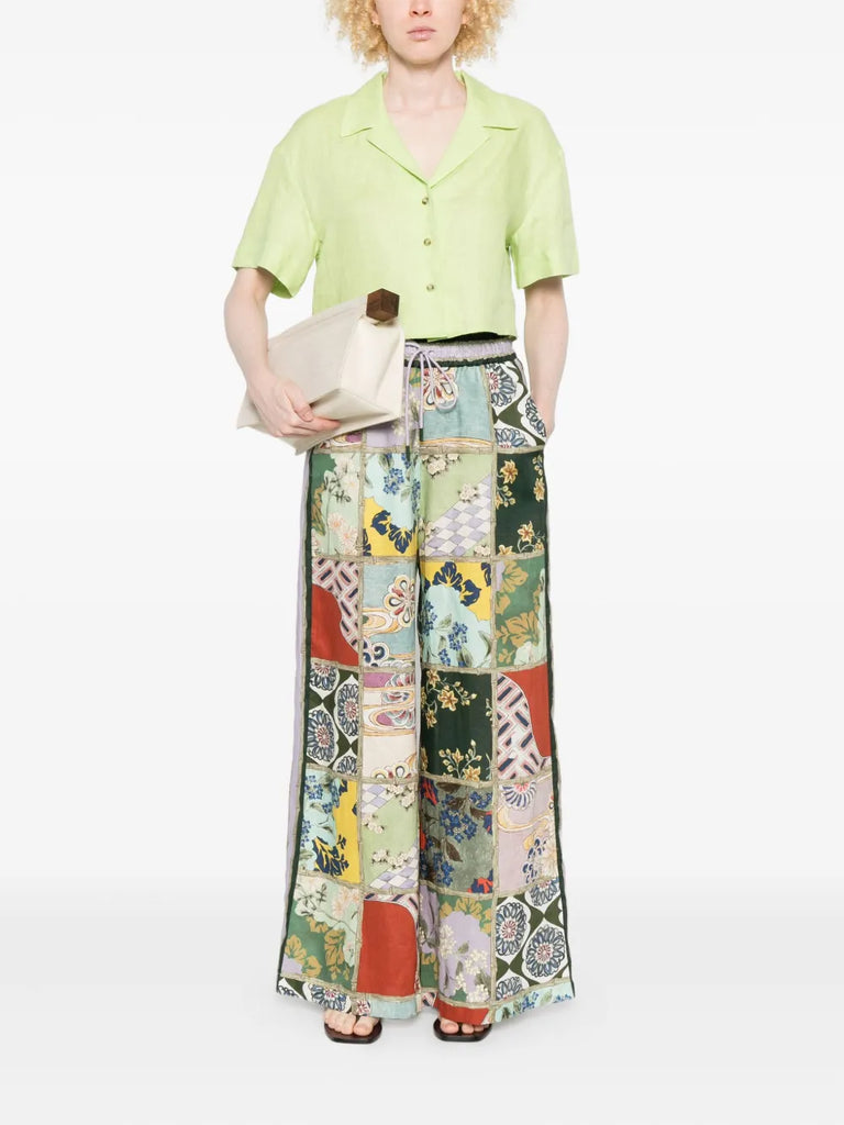 Bianca patchwork pants