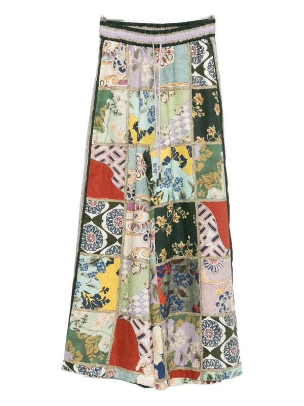 Bianca patchwork pants