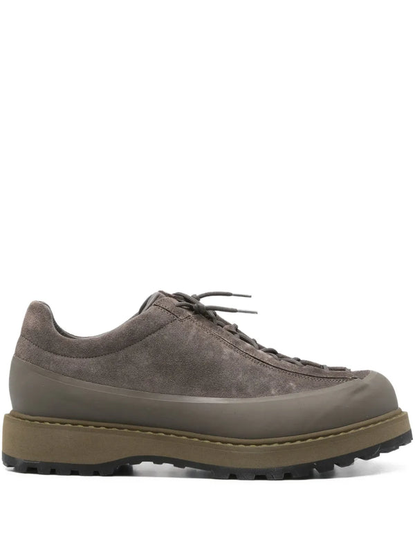 lace-up suede sneakers