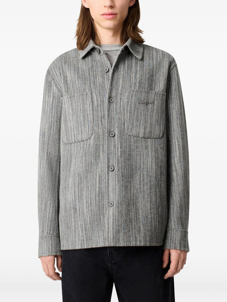 Aidan striped shirt jacket
