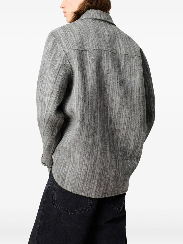 Aidan striped shirt jacket