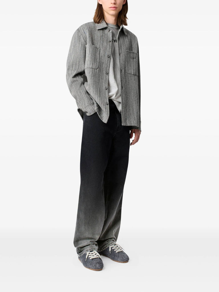 Aidan striped shirt jacket