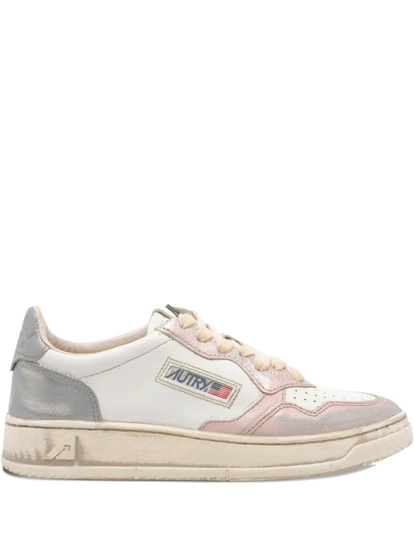 leather sneakers