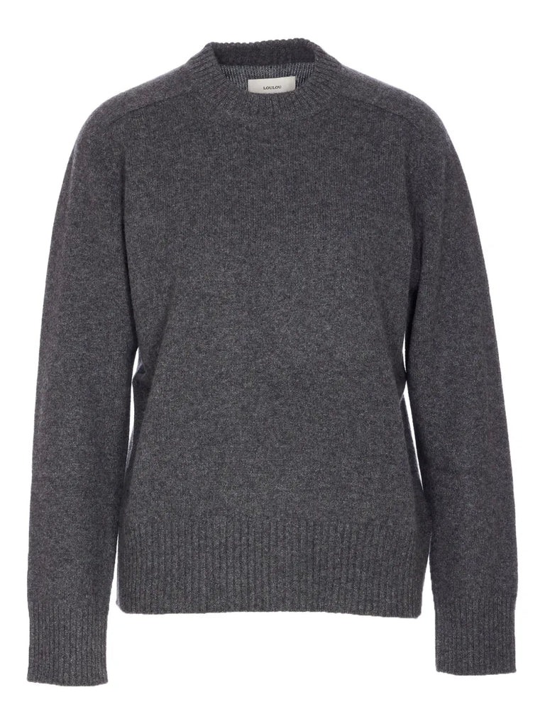 crew-neck cashmere sweater