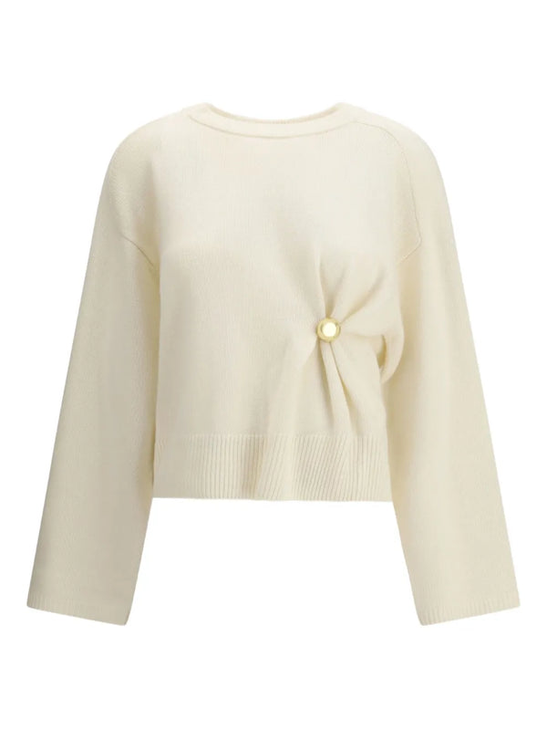 draped sweater