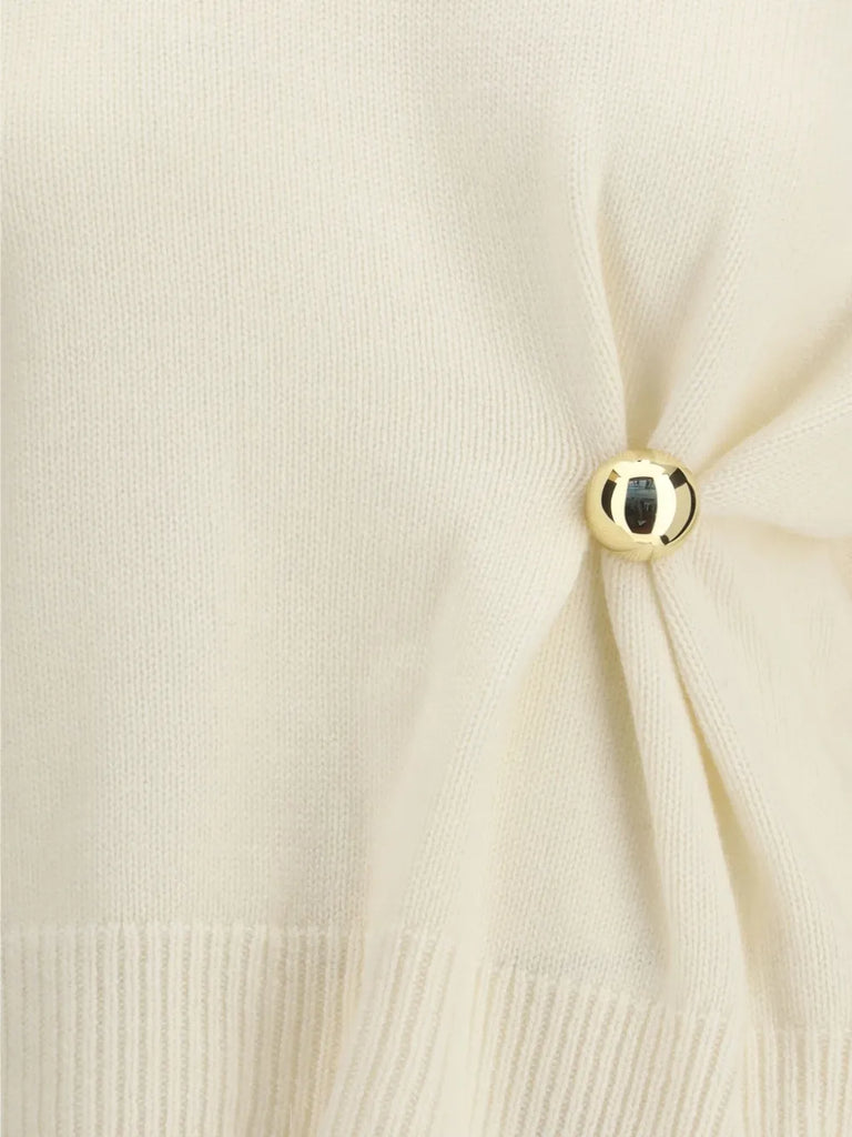 draped sweater
