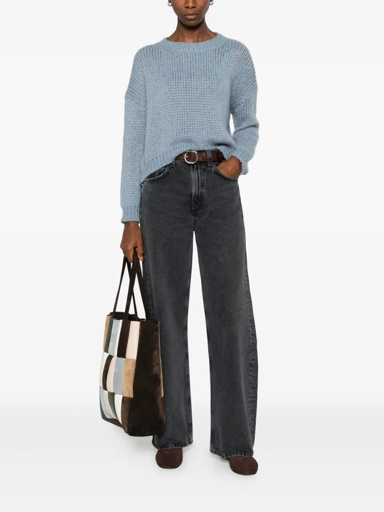 wide-leg jeans