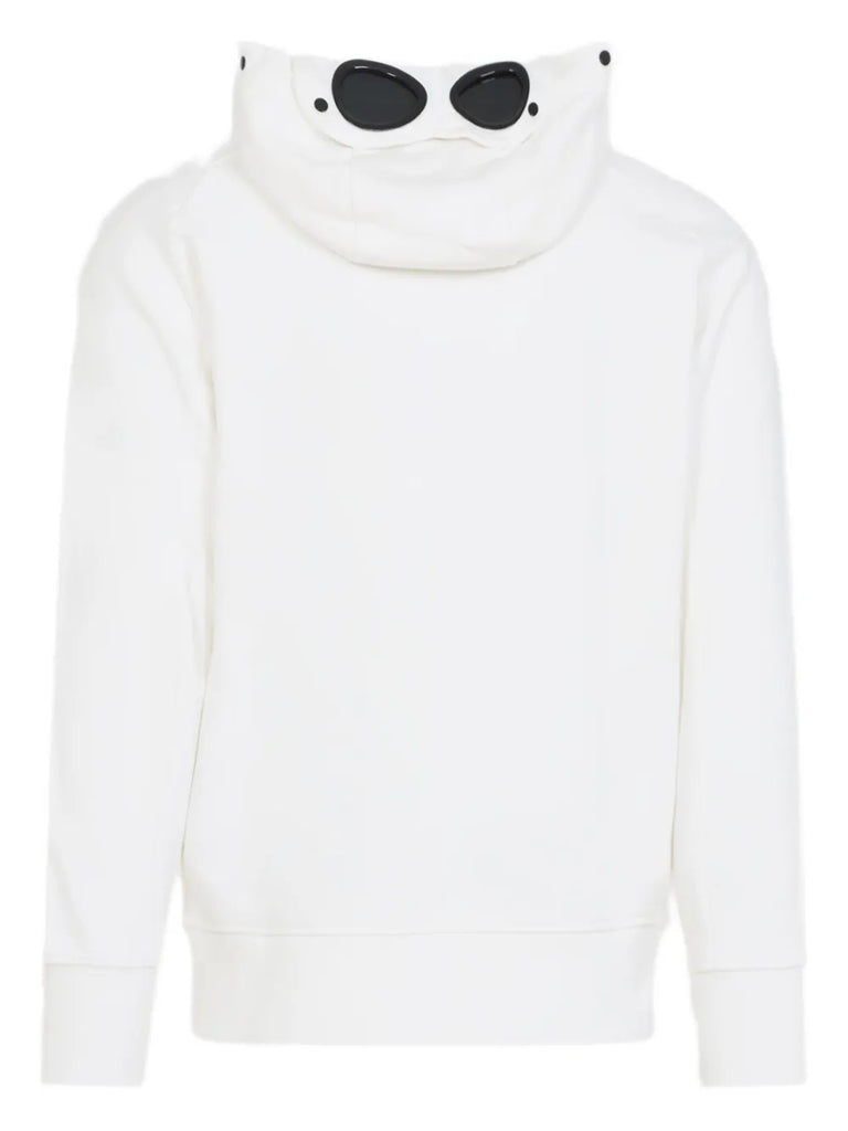 goggle-detail zip-up hoodie