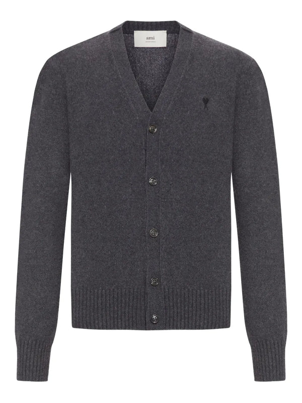 cashmere buttoned cardigan