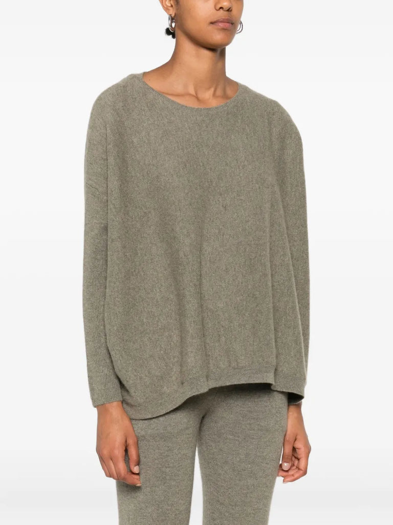 round-neck cashmere jumper