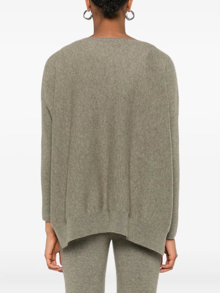 round-neck cashmere jumper