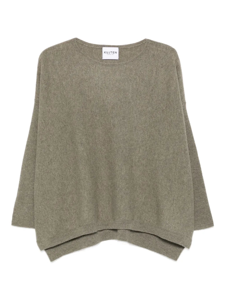 round-neck cashmere jumper