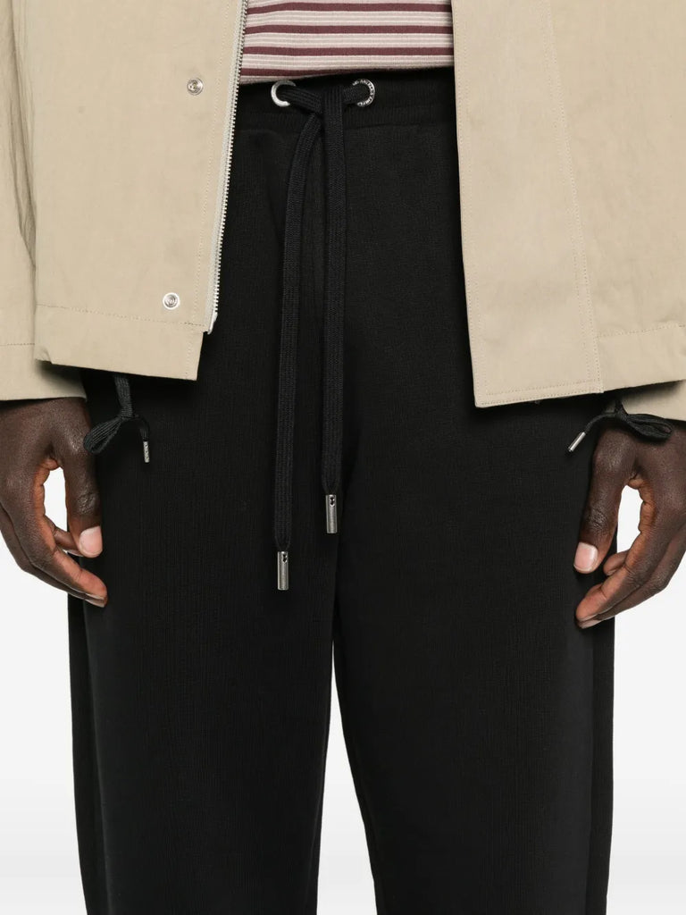 elastic-waistband track pants
