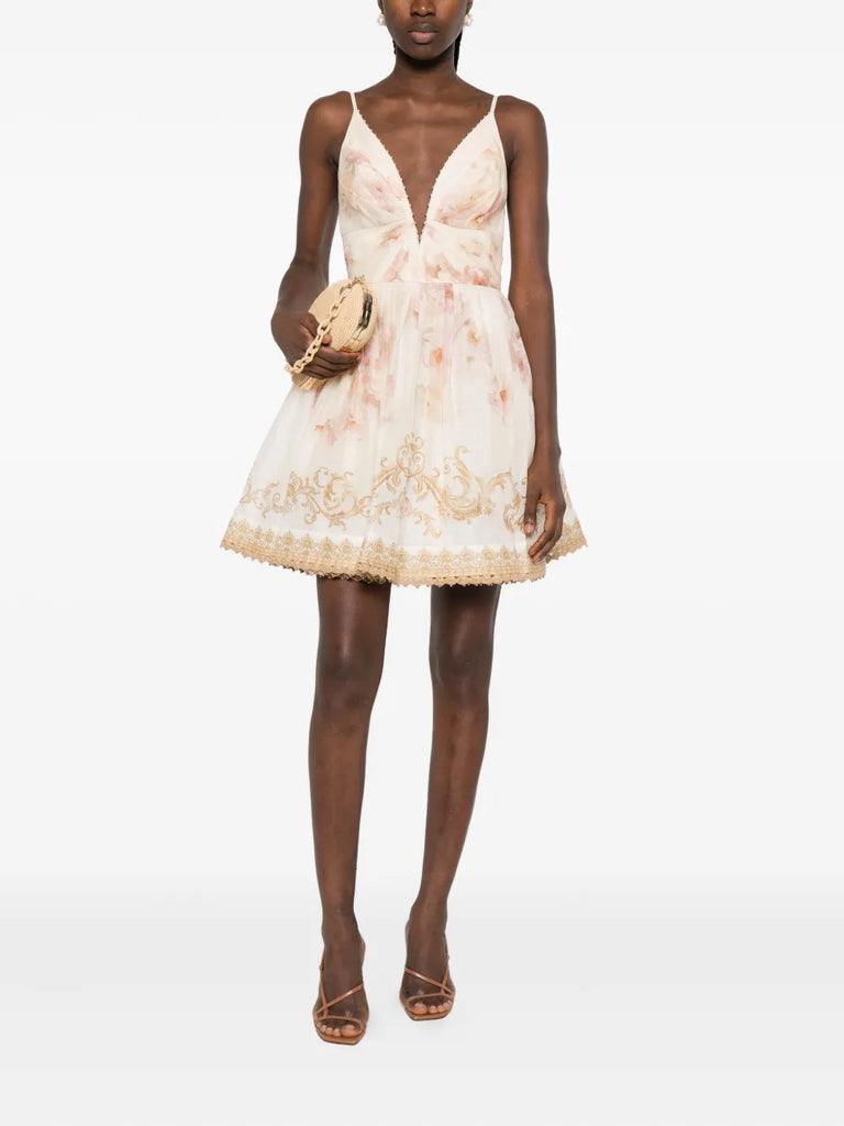 Hypnotic trimmed mini dress