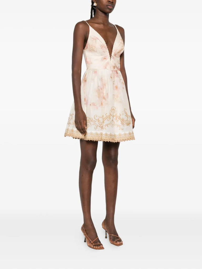 Hypnotic trimmed mini dress