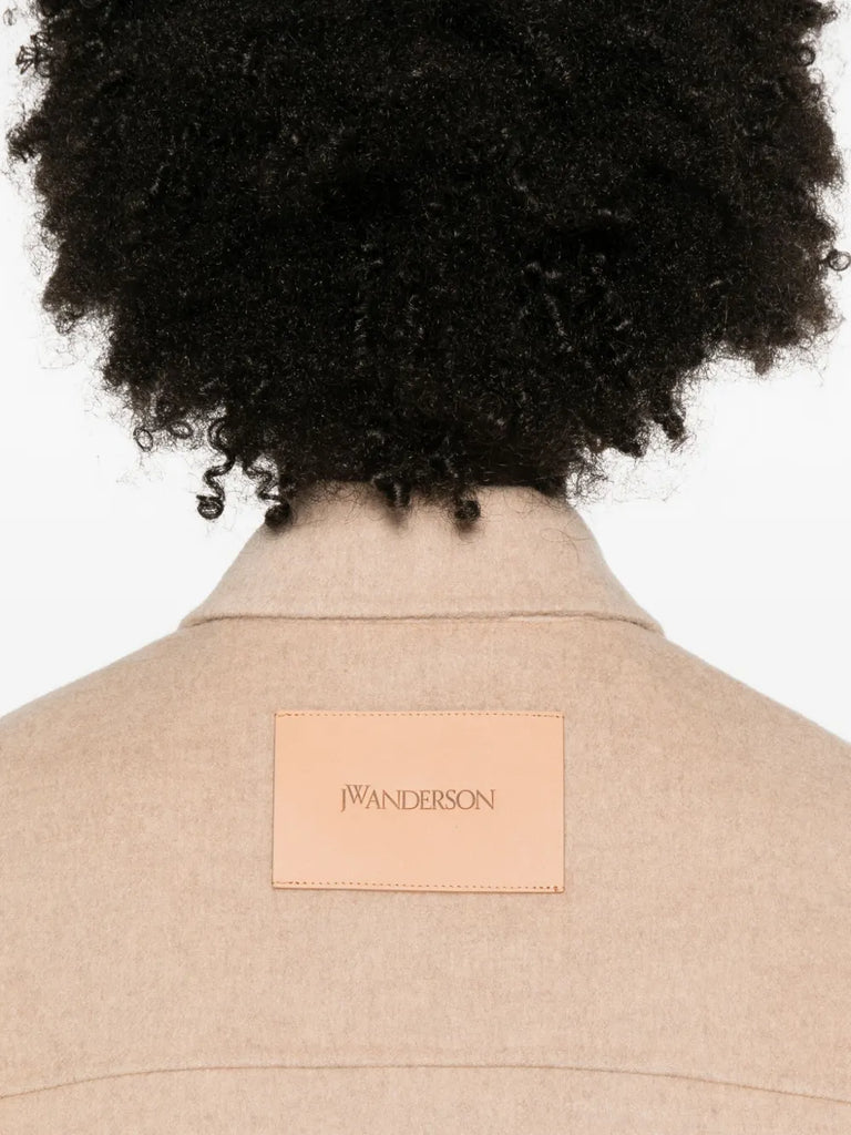 buttoned patch-pocket jacket