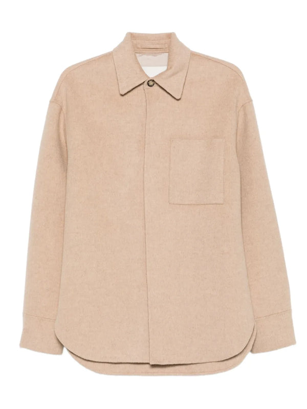 buttoned patch-pocket jacket