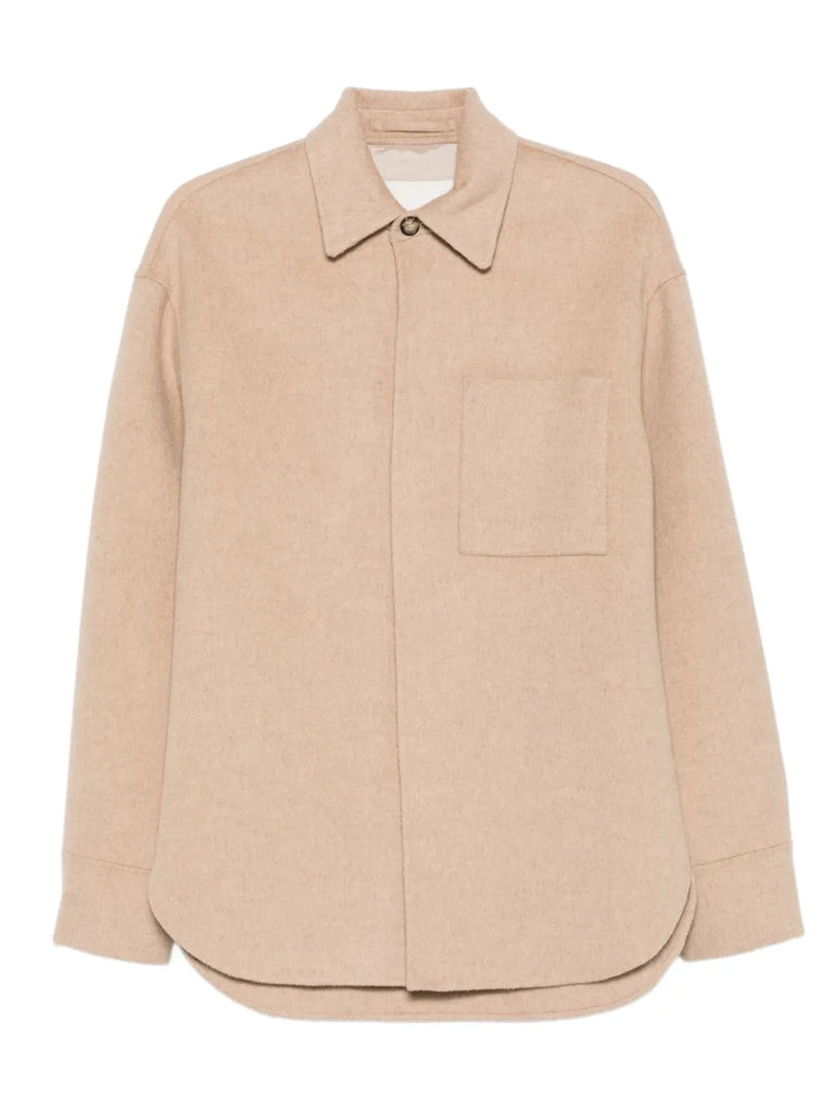 buttoned patch-pocket jacket