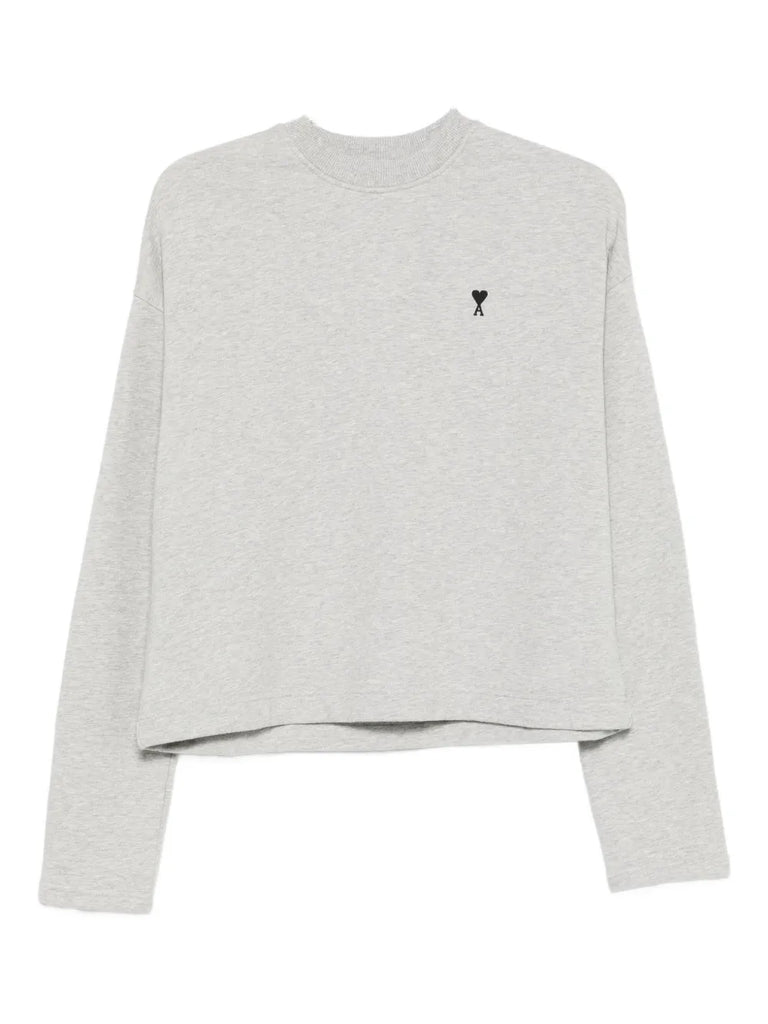embroidered-logo T-shirt