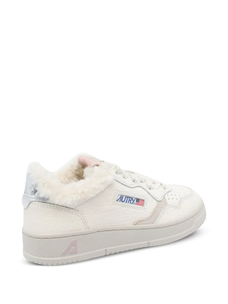 faux-fur Medalist sneakers