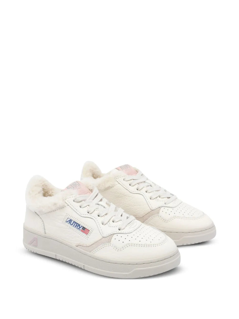 faux-fur Medalist sneakers