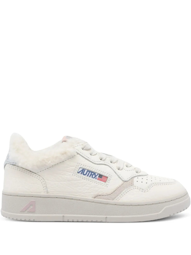 faux-fur Medalist sneakers