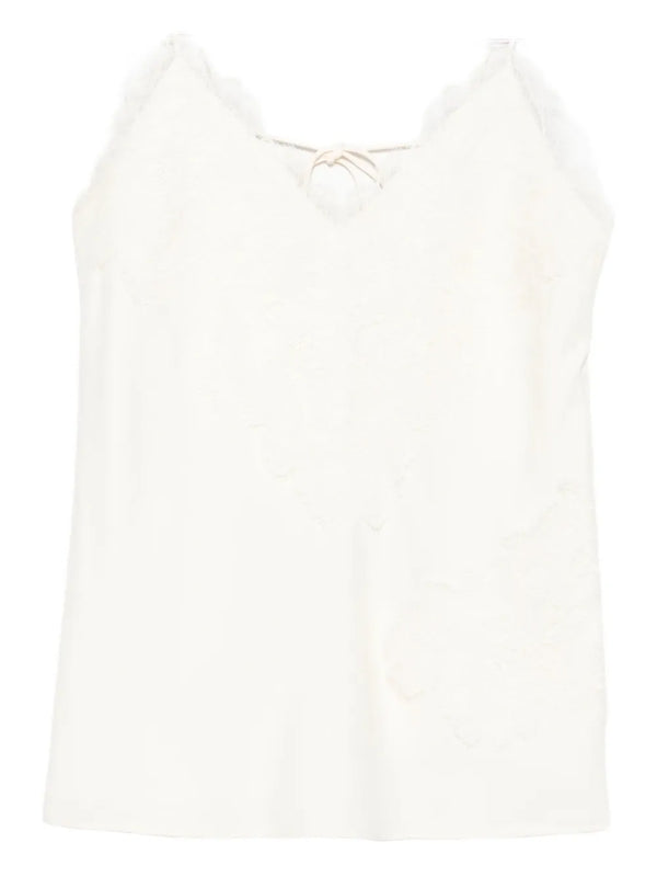 lace-detail cami top