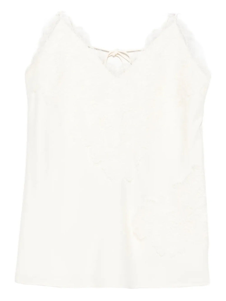 lace-detail cami top