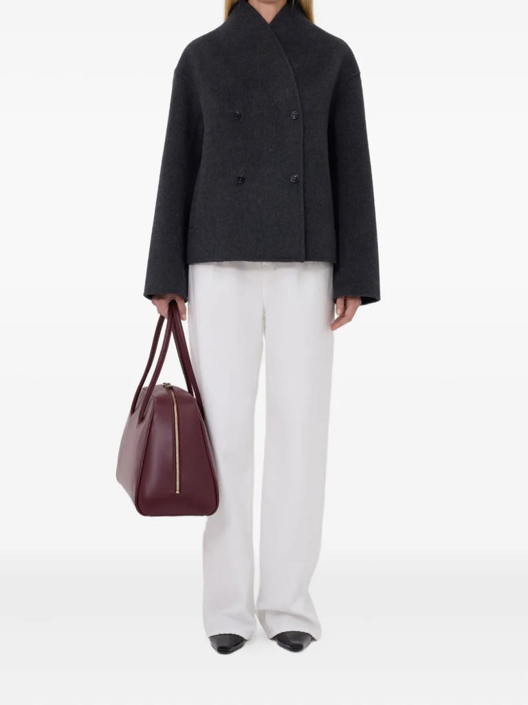 Meyer double-breasted wool-blend jacket