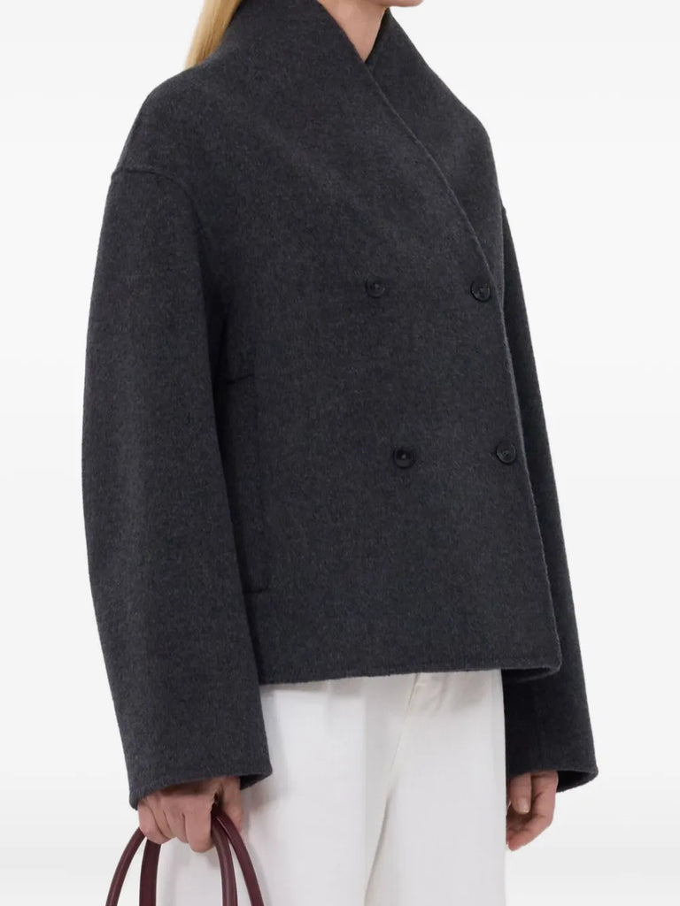 Meyer double-breasted wool-blend jacket