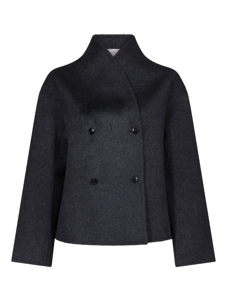 Meyer double-breasted wool-blend jacket