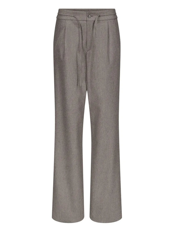Harlem pleated drawstring trousers