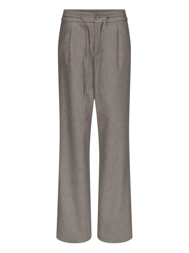 Harlem pleated drawstring trousers
