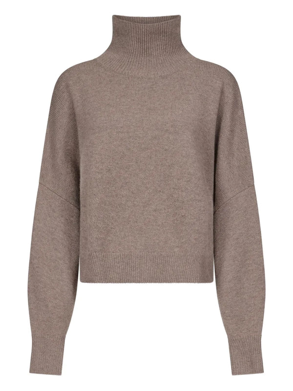 Luke ribbed-collar wool sweater