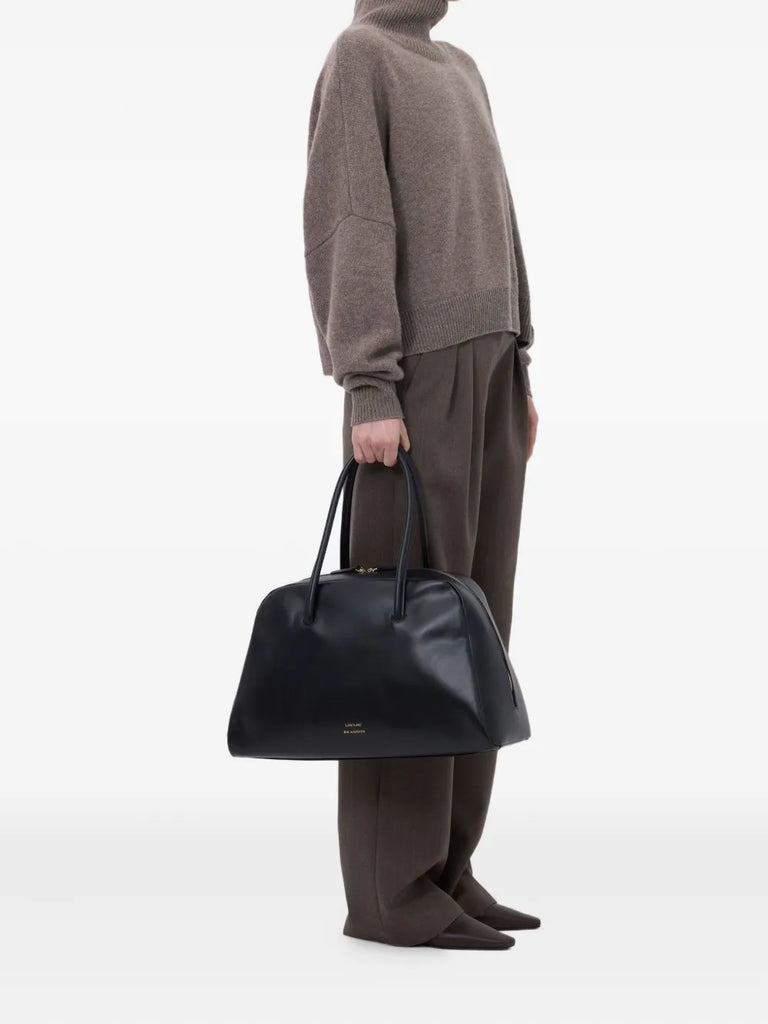 Luke ribbed-collar wool sweater