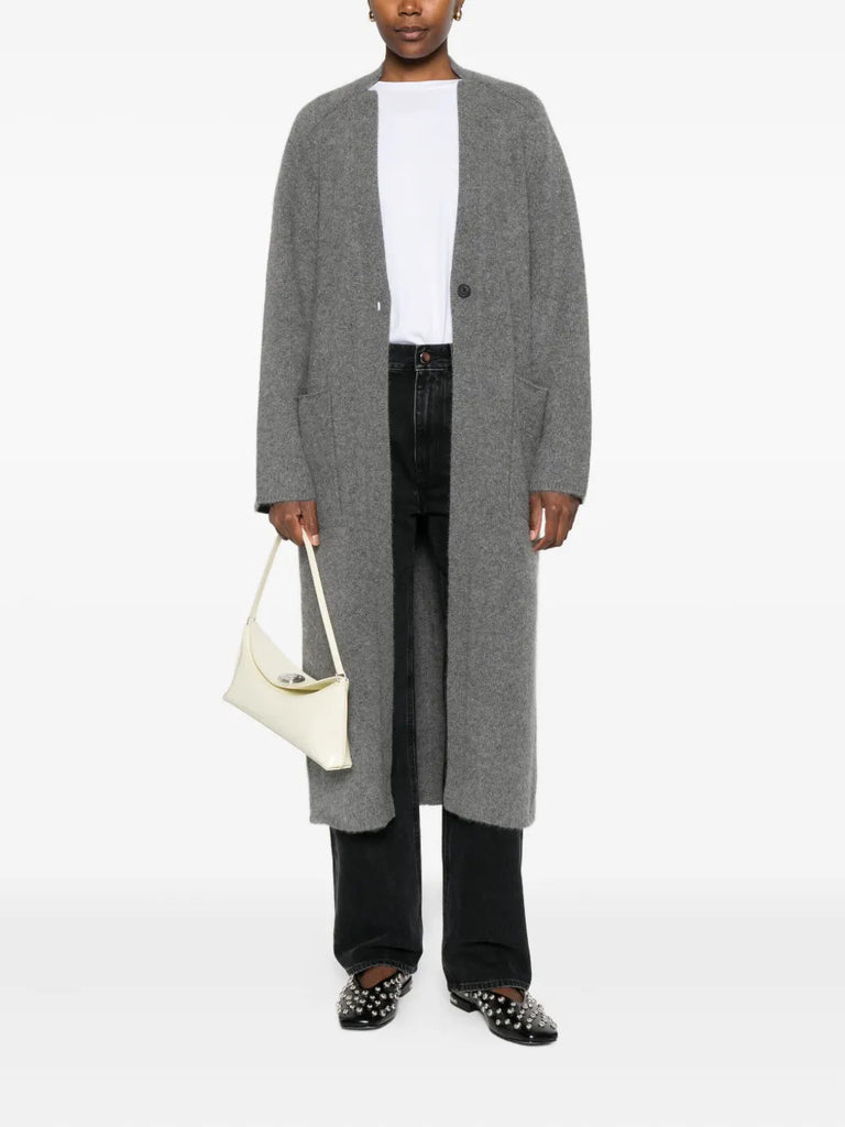 Yak buttoned patch-pocket cardigan