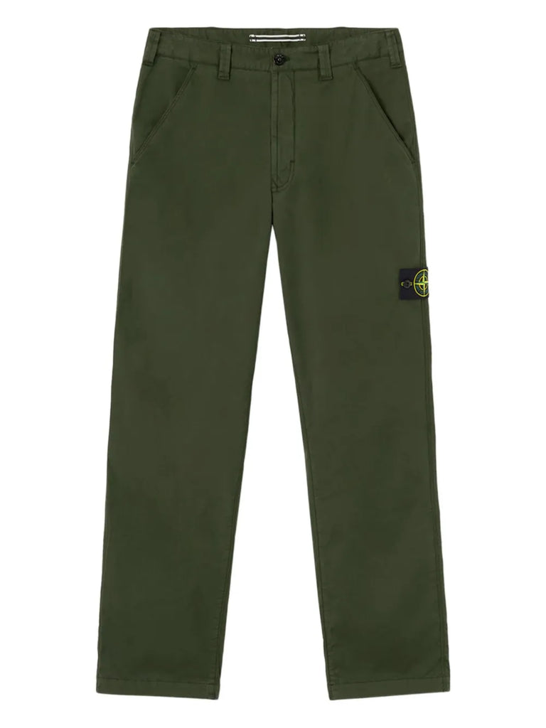 logo-patch trousers