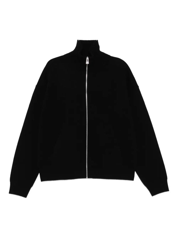zip-neck high-neck jacket